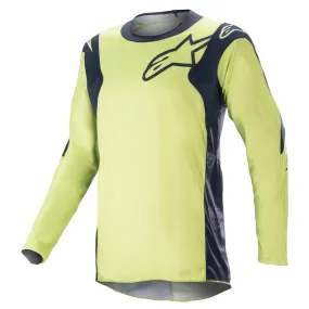 ALPINESTARS 2023 RACER HOEN JERSEY - NIGHT NAVY FLUORITE GREEN