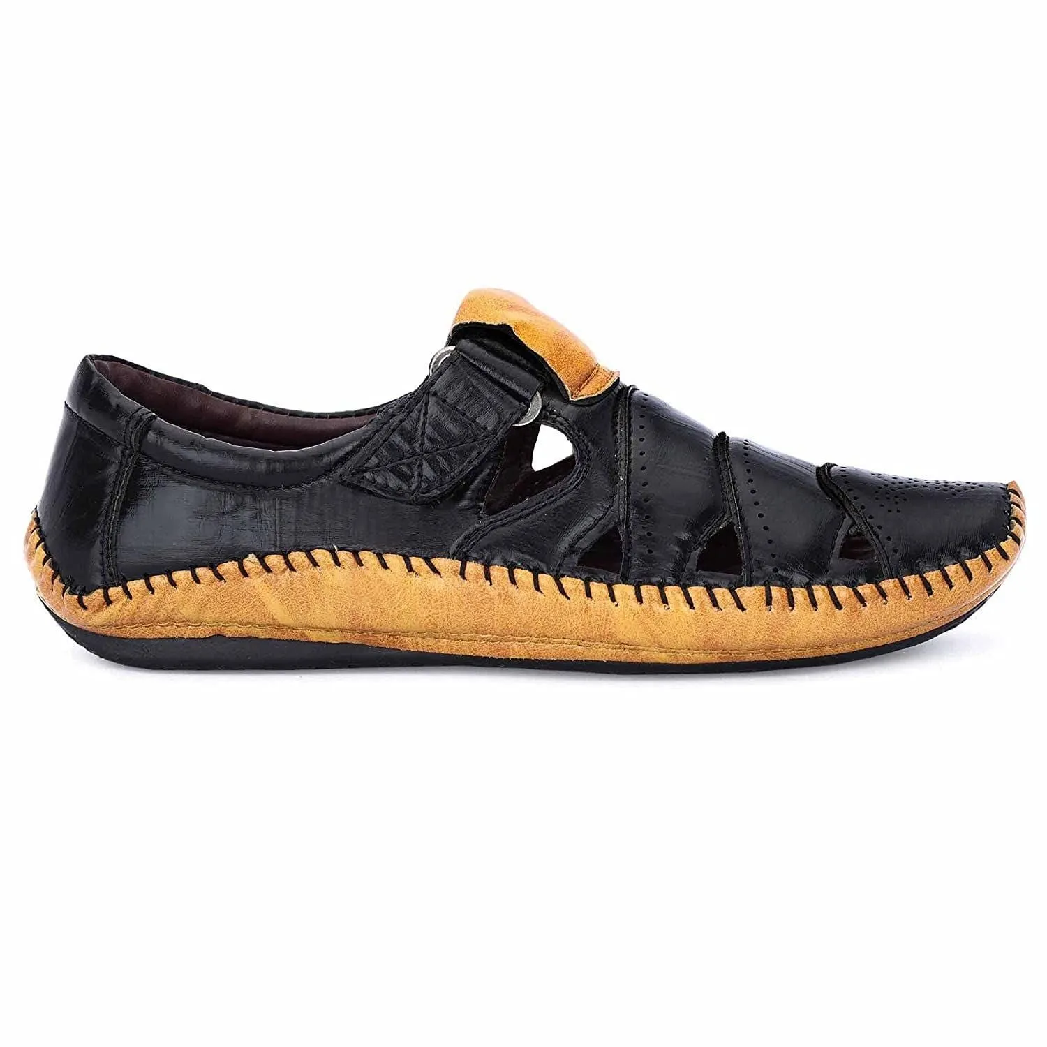 Casual Synthetic Velcro Sandals For Men