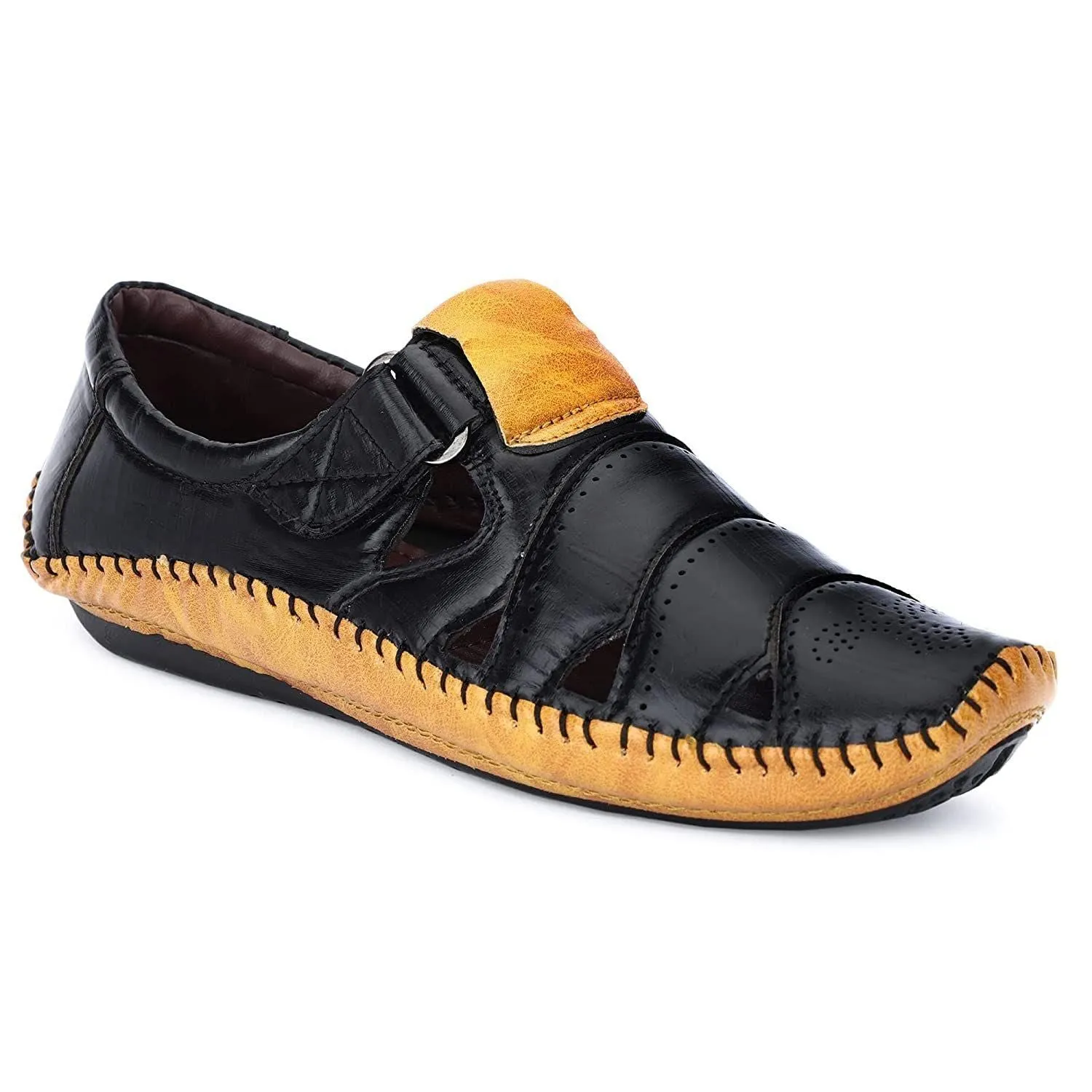 Casual Synthetic Velcro Sandals For Men