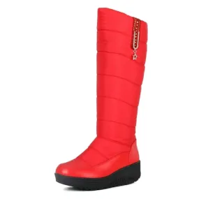 Dyavor Orthopedic Women Boot Arch Support Comfortable Warm WaterProof AntiSlip Knee High Boots