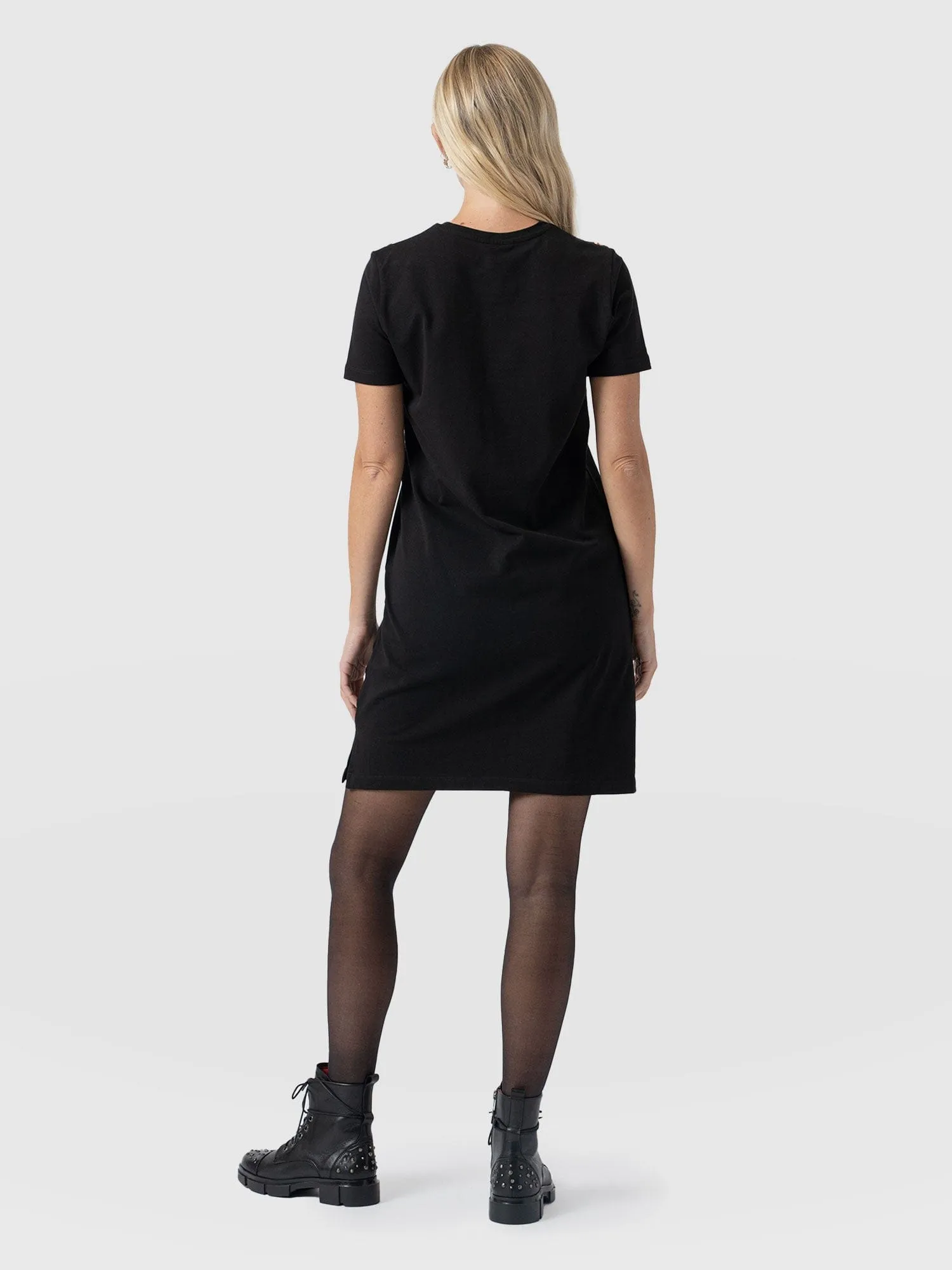 Easy T-Shirt Dress - Black