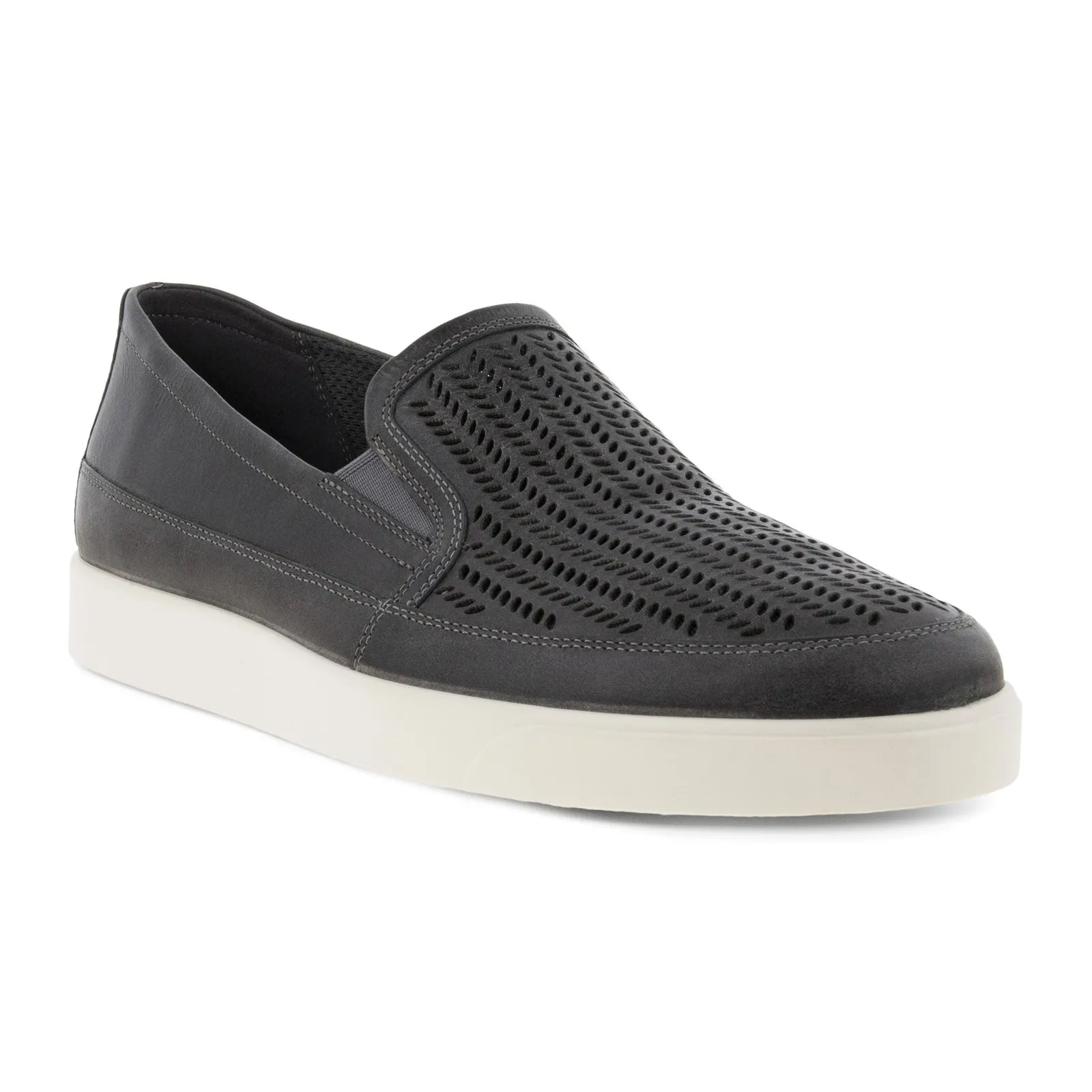 ECCO Street Lite Summer Slip On Loafer (Men) - Titanium