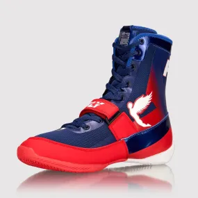 Fly Storm Boxing Boots Blue/Red/White