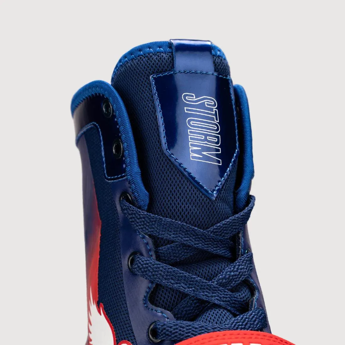 Fly Storm Boxing Boots Blue/Red/White