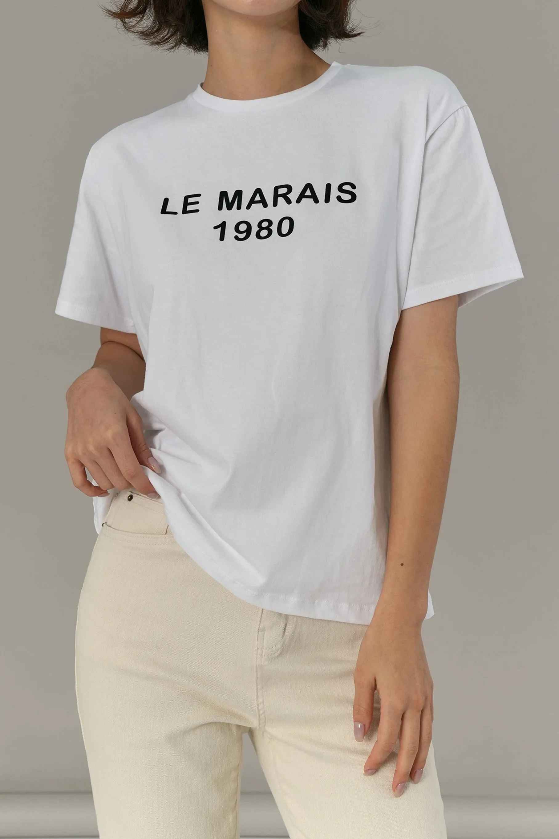 Le Marais T-shirt, Ivory