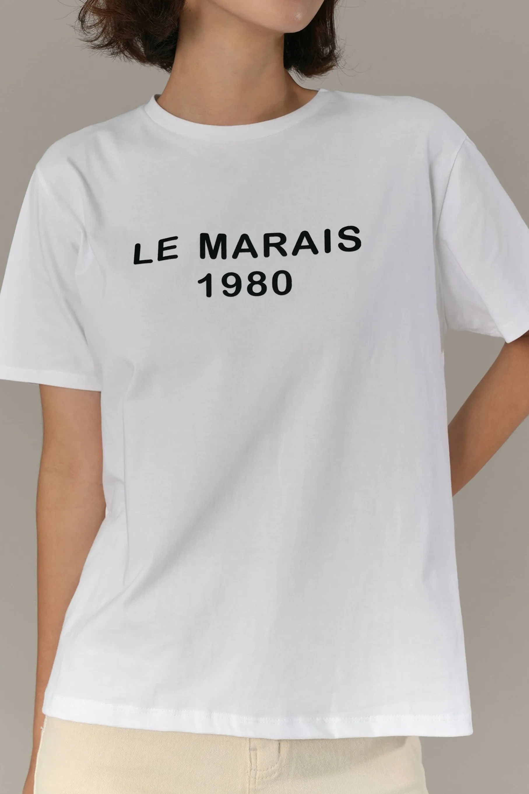 Le Marais T-shirt, Ivory