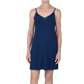 Madison Slip Chemise - Navy