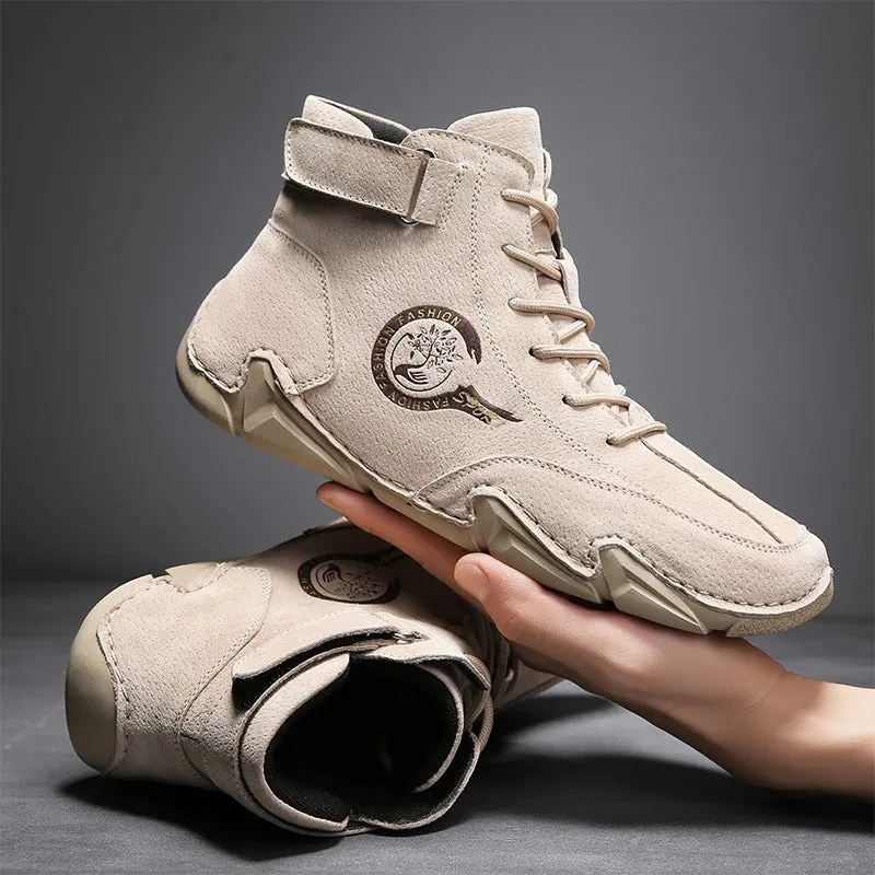 Men's Comfortable Leather Ankle Boots