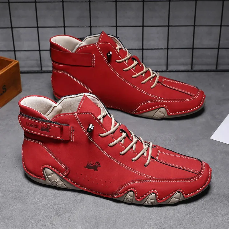 Men's Low Cut Comfortable Sneaker Style Boots