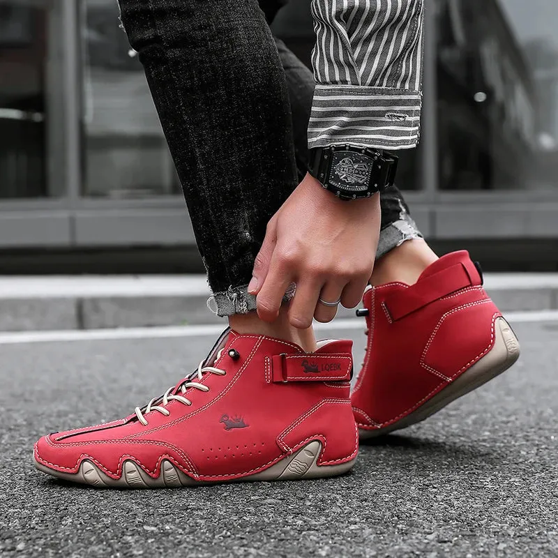 Men's Low Cut Comfortable Sneaker Style Boots