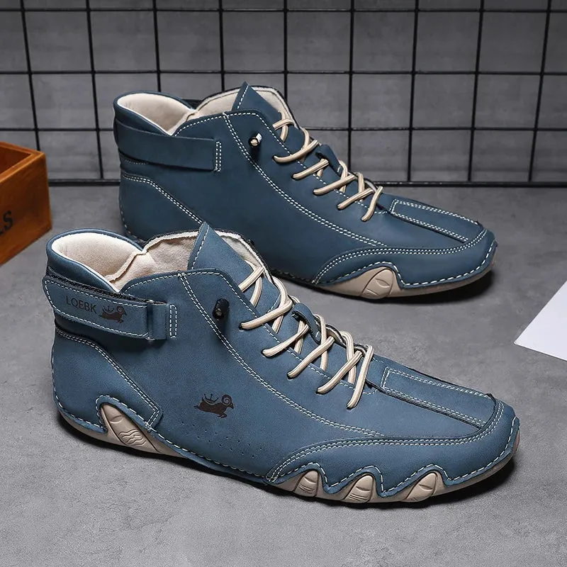 Men's Low Cut Comfortable Sneaker Style Boots