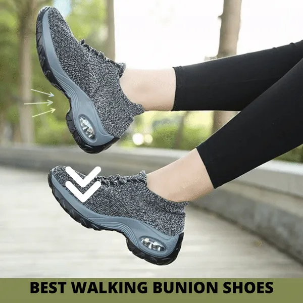 Owlkay Lace Up Walking Running Shoes Platform Sneakers