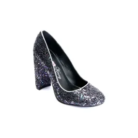 Penny Loves Kenny Ritz Women Pump Slip-on In Silvr Glitter