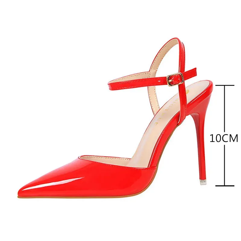 Pointed Toe Thin Heel Dress Shoes