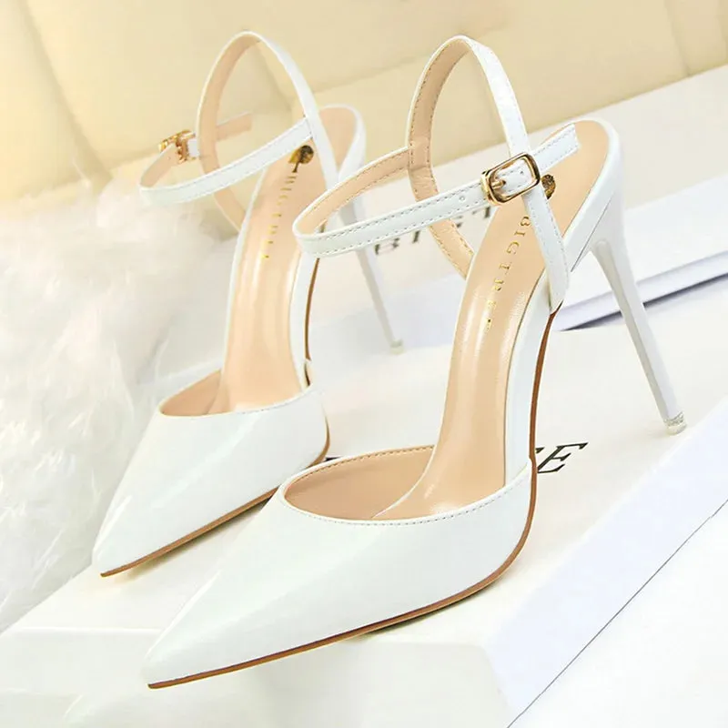 Pointed Toe Thin Heel Dress Shoes