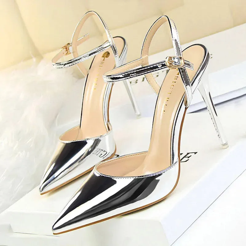 Pointed Toe Thin Heel Dress Shoes