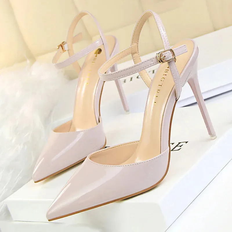 Pointed Toe Thin Heel Dress Shoes