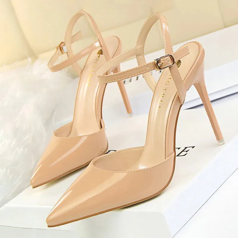 Pointed Toe Thin Heel Dress Shoes