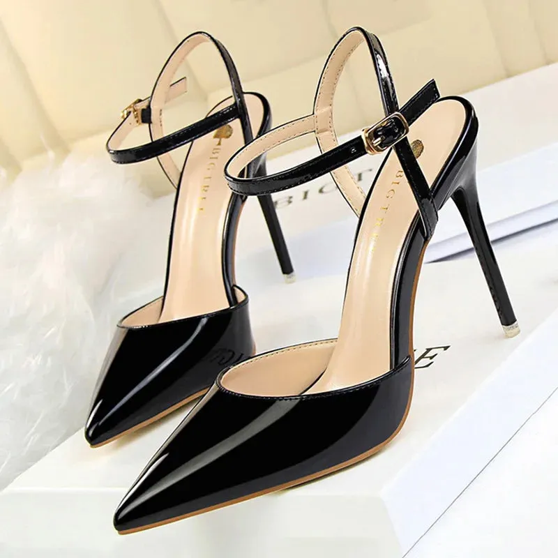 Pointed Toe Thin Heel Dress Shoes