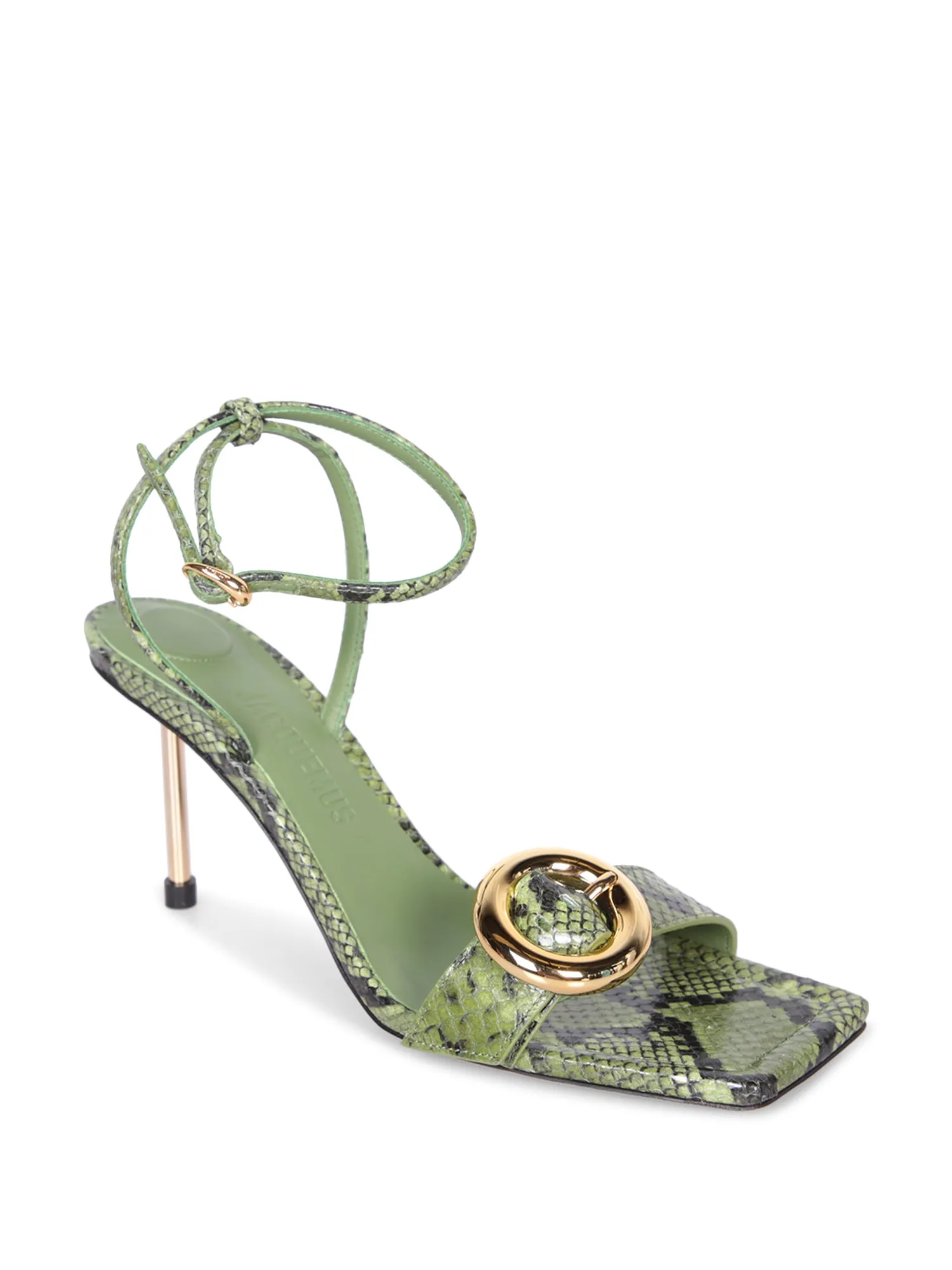 Regalo Python Green Sandals