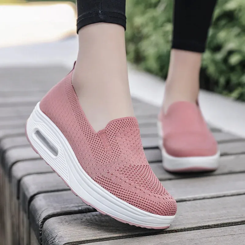 Sleek Comfort Women’s Orthopedic Breathable Sneakers