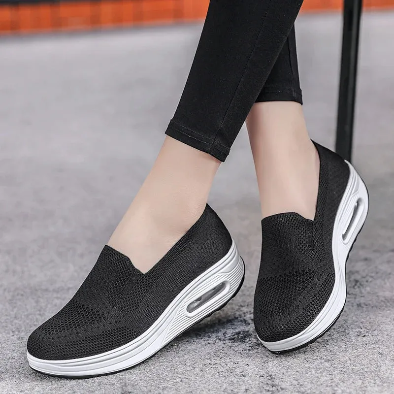 Sleek Comfort Women’s Orthopedic Breathable Sneakers