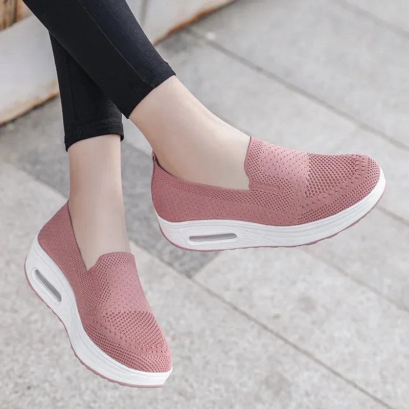 Sleek Comfort Women’s Orthopedic Breathable Sneakers