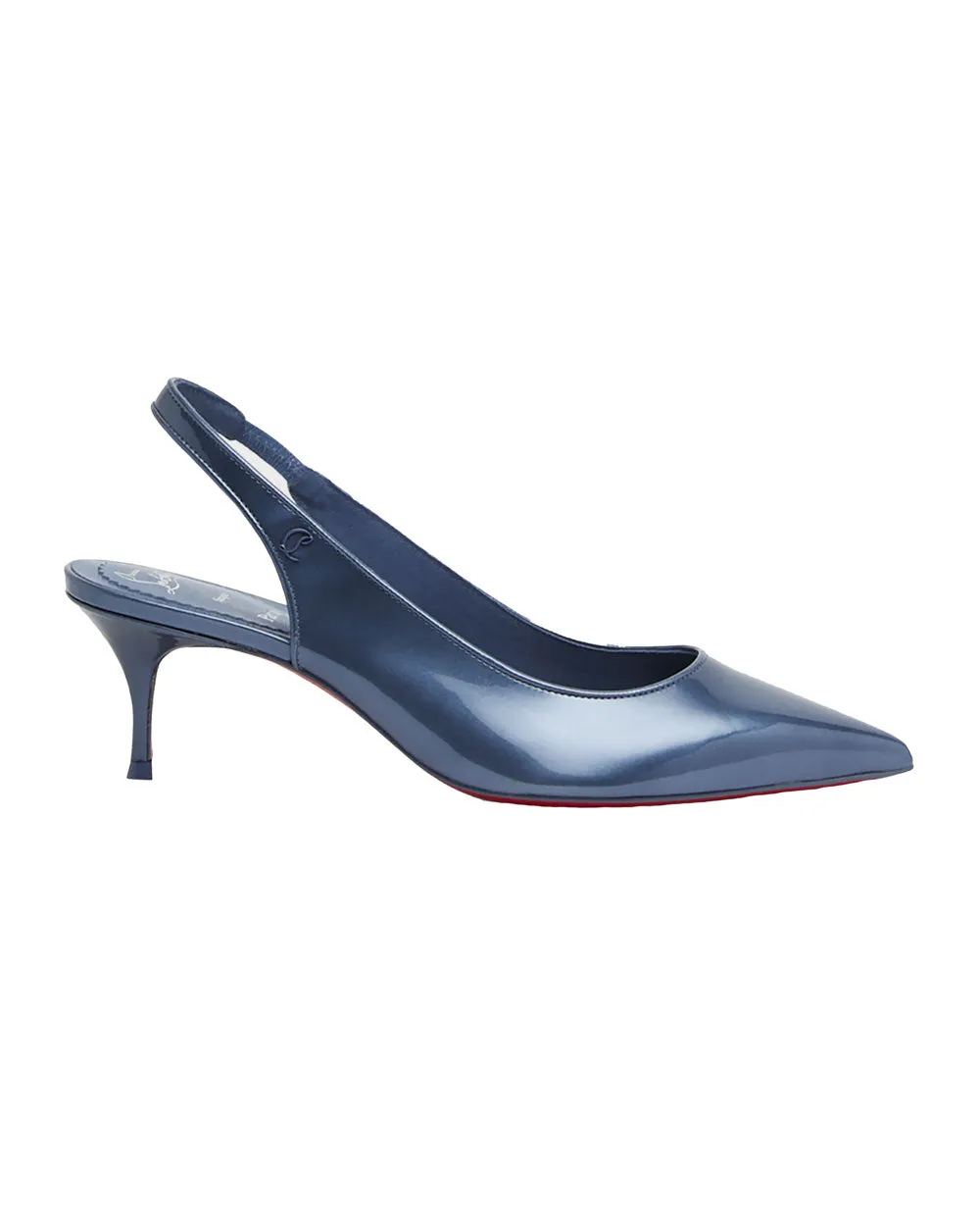 Sporty Kate Slingback in Blue Patent