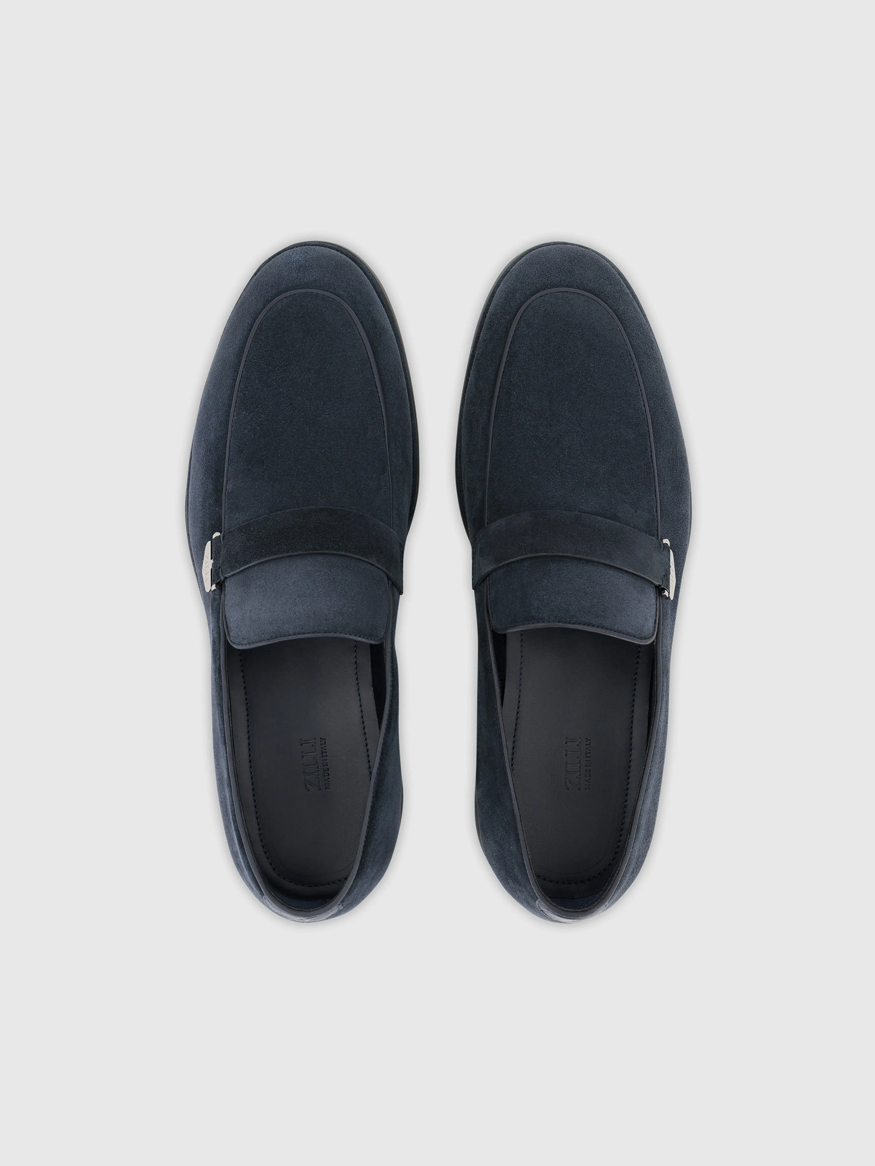 Suede Slip-On Dark Navy