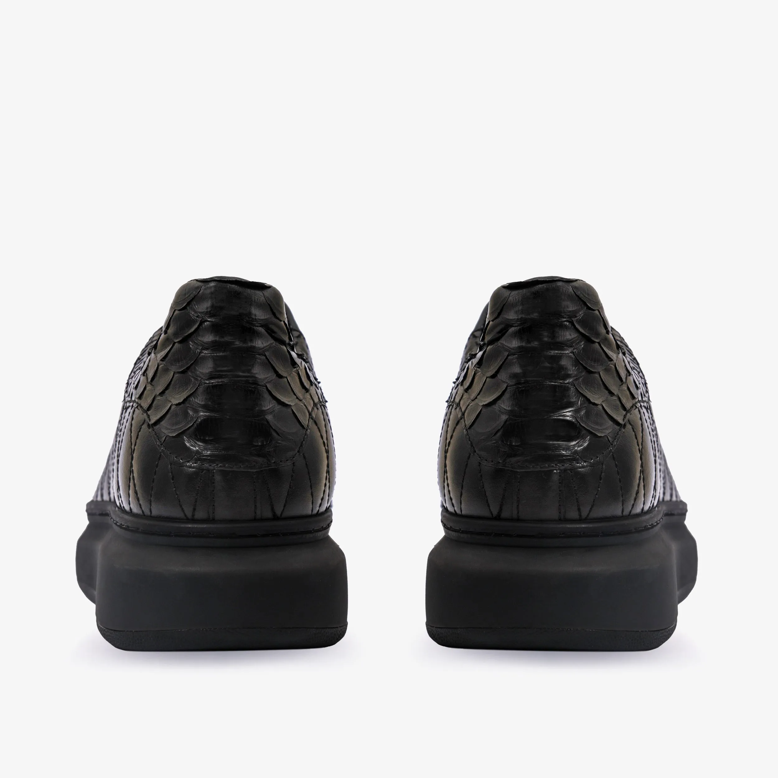 The Adler Black Snk Leather Men Sneaker Limited Edition