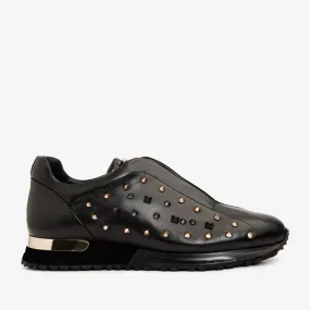 The Infanta Black Spike Leather Men  Sneaker Limited Edition